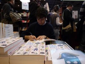 Florent Chavouet dédicace au salon du livre (2010)