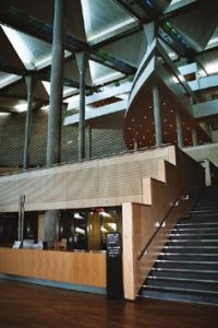 Bibliotheca Alexandrina vue de l'intérieur