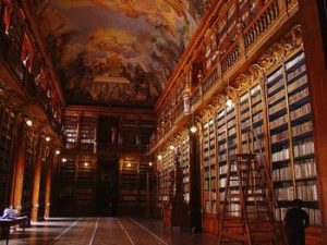 Bibliothèque du monastère de Strahov, salle philosophique, crédit Wikipédia