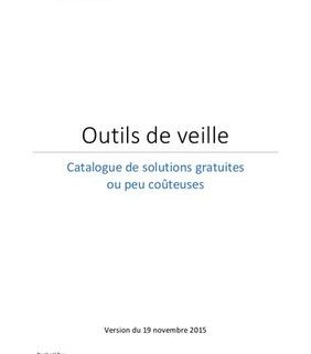 Outils de veille par Raphaël Rey