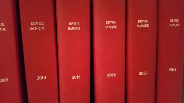 Reliure Revue Banque