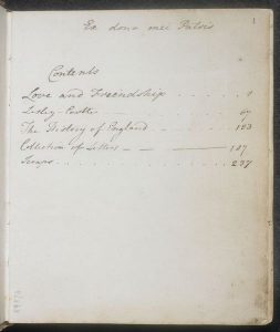 Manuscrit Jane Austen Credit Bristih Library