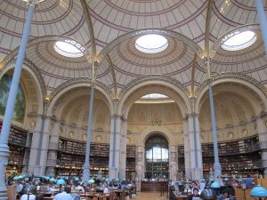 BNF Richelieu, la salle Labrouste